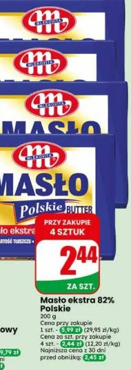 Masło ekstra 82% Polskie