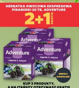 Herbatka owocowa ekspresowa piramidki Adventure