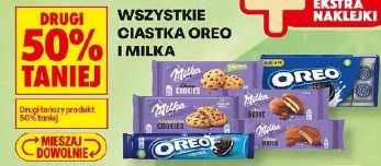 Wszystkie ciastka Oreo i Milka