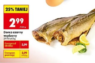 Dorsz czarny wędzony