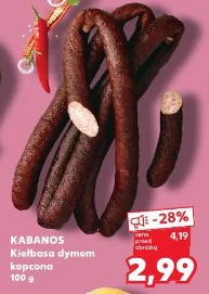 Kabanos Kiełbasa dymem kopcona