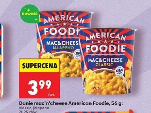 Danie mac’n’cheese American Foodie