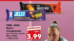 Trec 6PAK Baton energetyczny pomarańcza, banan