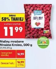 Maliny mrożone Mroźna Kraina