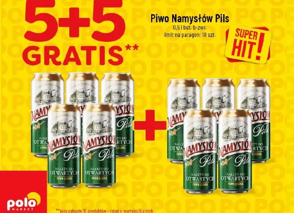 Piwo Namysłów Pils