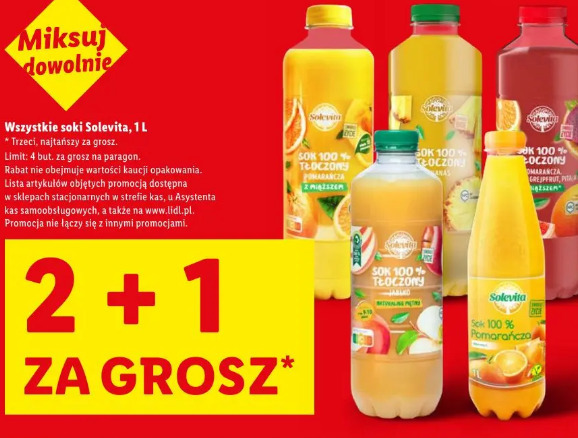 Wszystkie soki Solevita