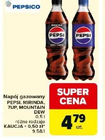 Napój gazowany PEPSI, MIRINDA, 7UP, MOUNTAIN DEW