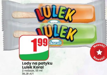 Lody na patyku Lulek Koral