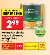 Kukurydza słodka Nasza Spiżarnia