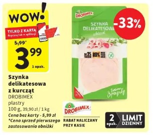 Szynka delikatesowa z kurcząt Drobimex