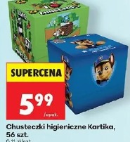 Chusteczki higieniczne Kartika, 56 szt.
