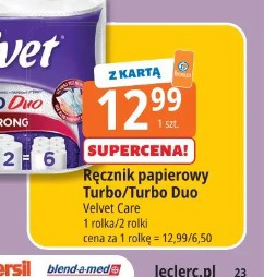 Ręcznik papierowy Turbo/Turbo Duo Velvet Care