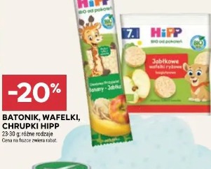 Batonik, wafelki, chrupki Hipp