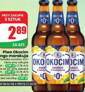 Piwo Okocim mango marakuja