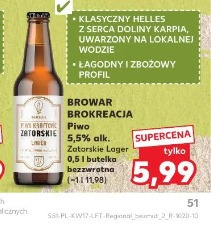 Browar Brokreacja Piwo 5,5% alk. różne rodzaje