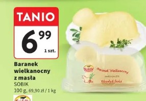 Baranek wielkanocny z masła Sobik