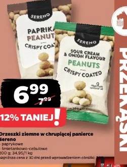 Orzeszki ziemne w chrupiącej panierce Sereno