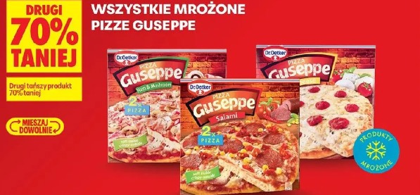 Wszystkie mrożone pizze Guseppe