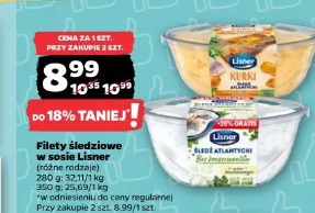 Filety śledziowe w sosie Lisner