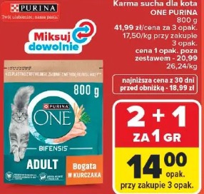 Karma sucha dla kota One Purina