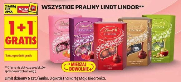Wszystkie praliny Lindt Lindor