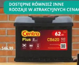 Akumulator Centra Plus CB620/60Z Exide