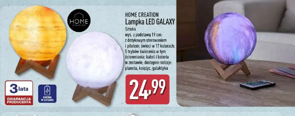 Home Creation Lampka LED Galaxy