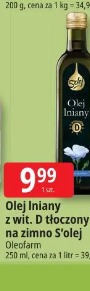 Olej lniany z wit. D tłoczony na zimno 'Olej' Oleofarm