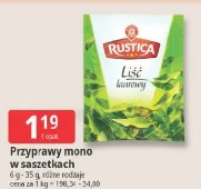 Przyprawy mono w saszetkach Rustica