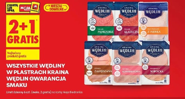 Wszystkie wędliny w plastrach Kraina Wędlin Gwarancja Smaku