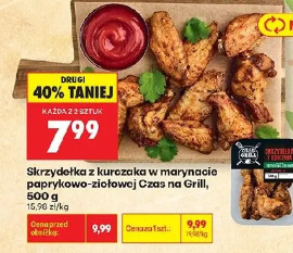 Skrzydełka z kurczaka w marynacie paprykowo-ziołowej Czas na Grill