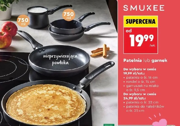 Smukee patelnia lub garnek