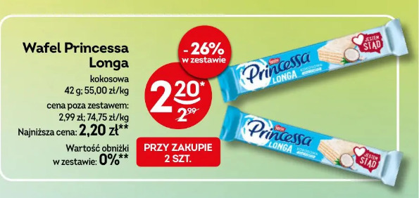 Wafel Princessa Longa