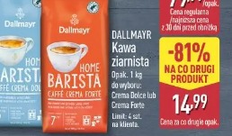 Dallmayr Kawa ziarnista Home Barista Caffe Crema Forte