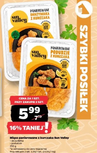 Mięso panierowane z kurczaka Sun Valley skrzydełka