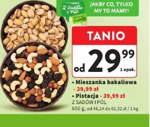 Mieszanka bakaliowa/pistacja 