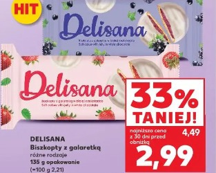 Delisana Biszkopty z galaretką