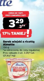 Serek wiejski z ricottą Almette