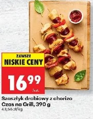 Szaszłyk drobiowy z chorizo Czas na Grill