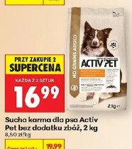 Sucha karma dla psa Activ Pet Bez dodatku zbóż