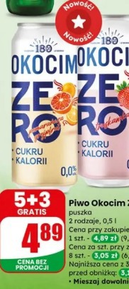 Piwo Okocim Zero