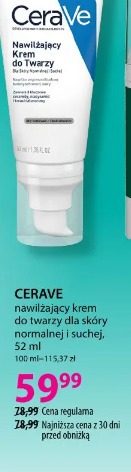 CERAVE nawilżający krem do twarzy dla skóry normalnej i suchej
