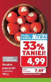 Słodkie papryczki z serkiem