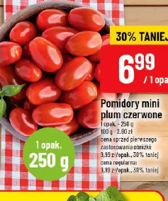 Pomidory mini plum czerwone