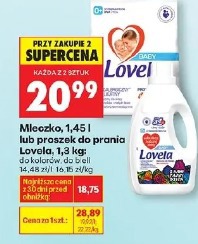 Mleczko, 1,45 l lub proszek do prania Lovela, 1,3 kg