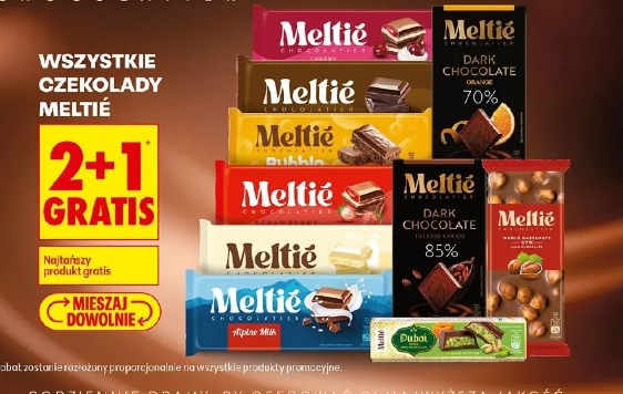 Wszystkie czekolady Meltié