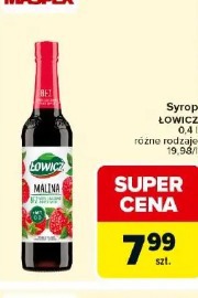 Syrop Łowicz malina
