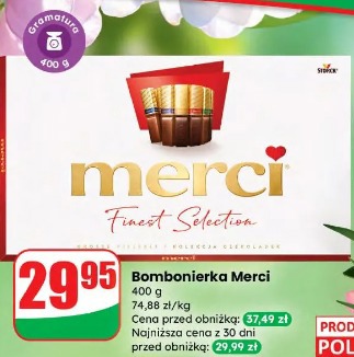 Bombonierka Merci
