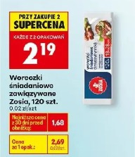 Woreczki śniadaniowo zawiązywane Zosia