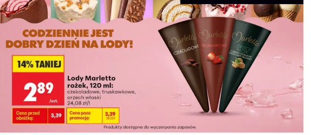 Lody Marletto rożek